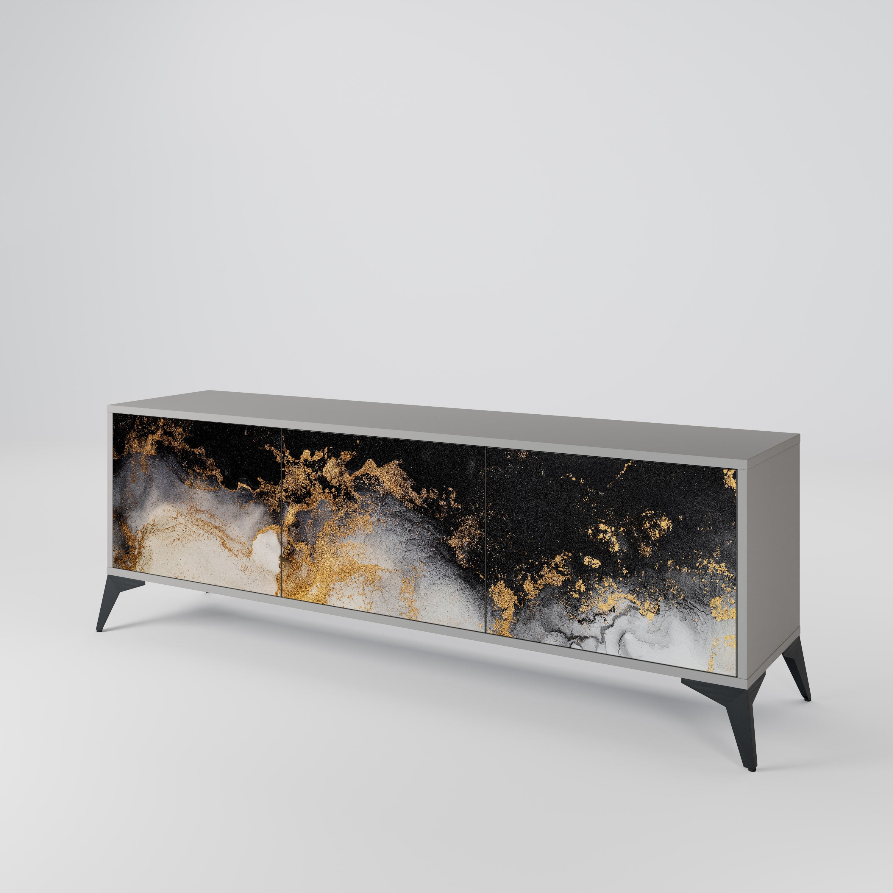 MARBLE OF TOMMORROW Mueble de TV de 3 Puertas