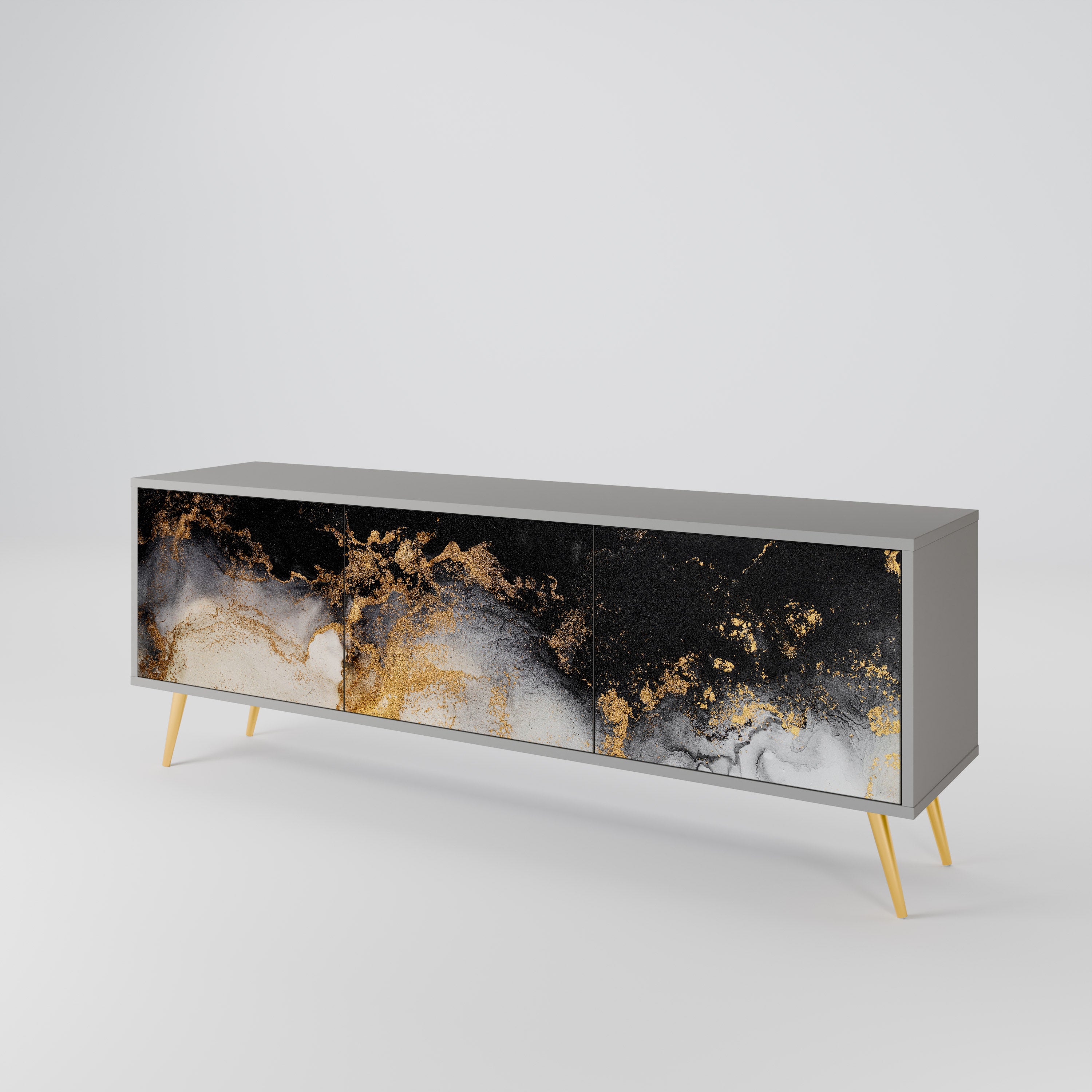 MARBLE OF TOMMORROW Mueble de TV de 3 Puertas