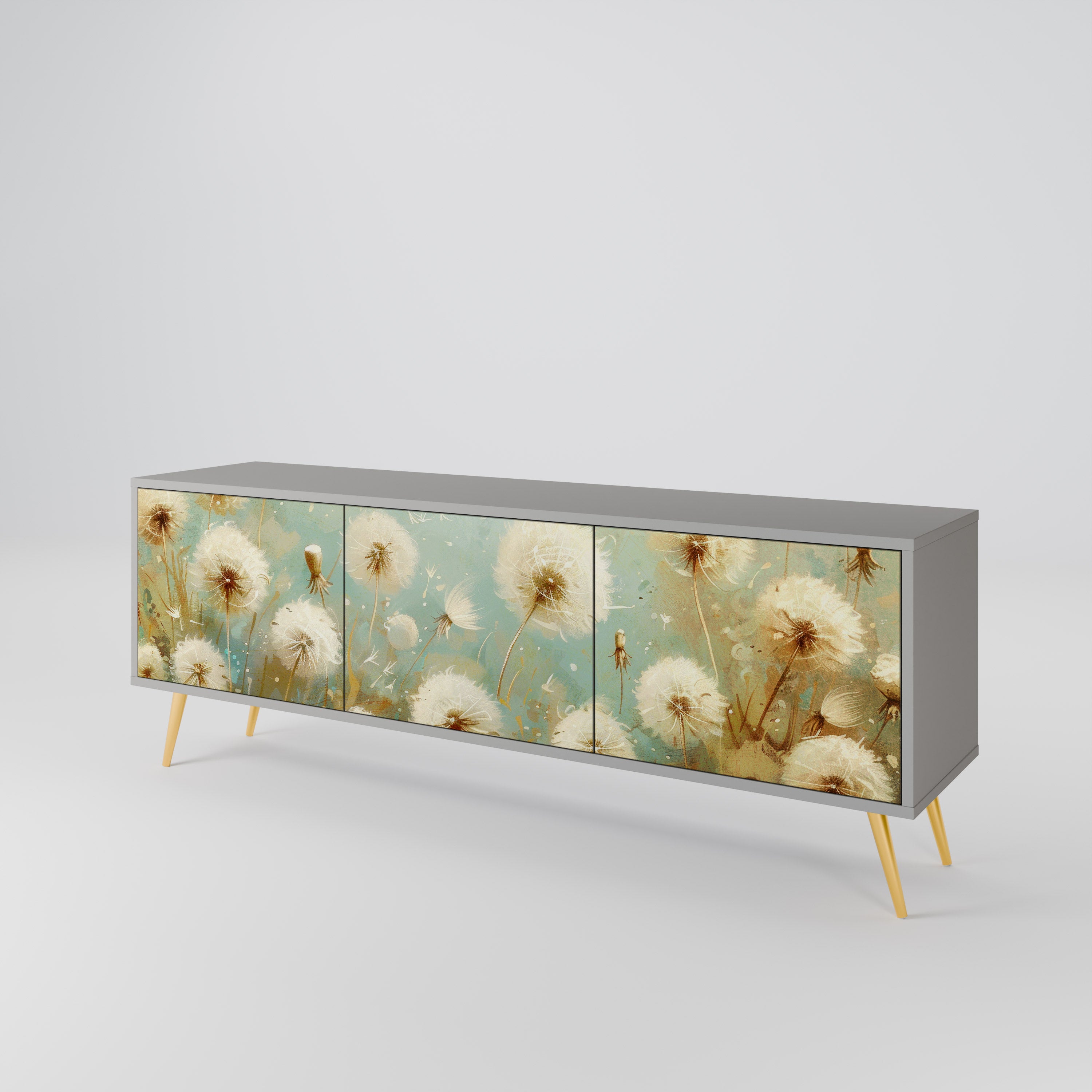 DREAMY MEADOW Mueble de TV de 3 Puertas