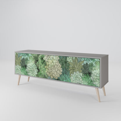 SUCCULENT CLUSTER Mueble de TV de 3 Puertas