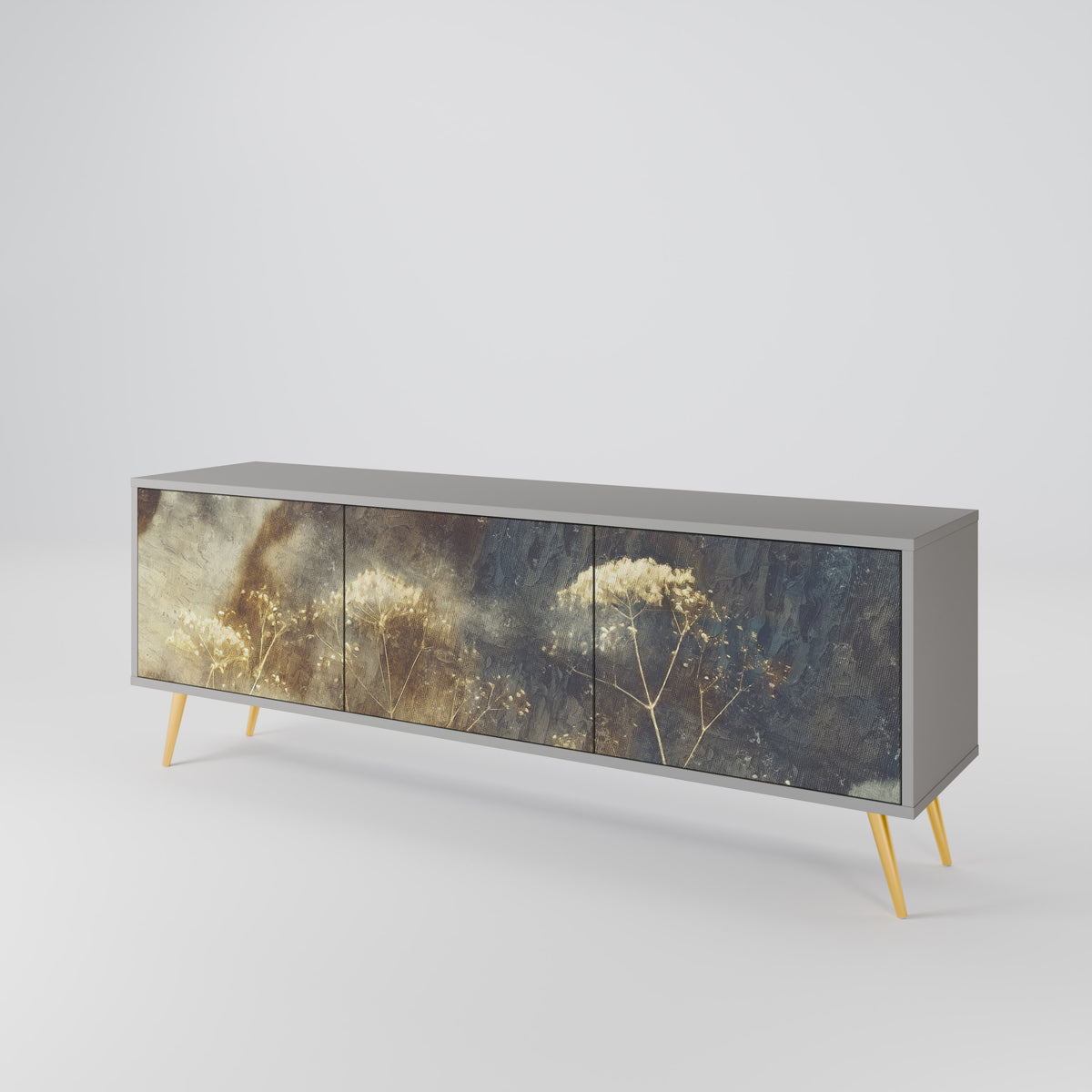 GENTLE POWER 3-Door TV Cabinet