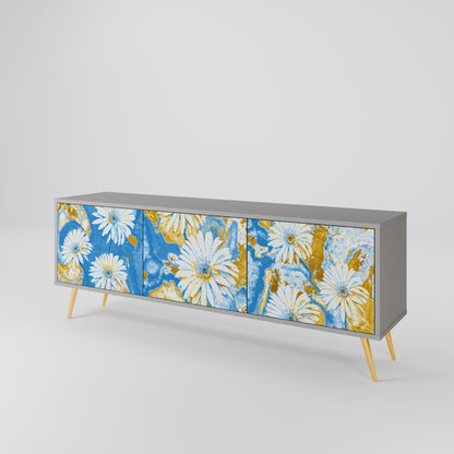 DAISY LUXE Mueble de TV de 3 Puertas
