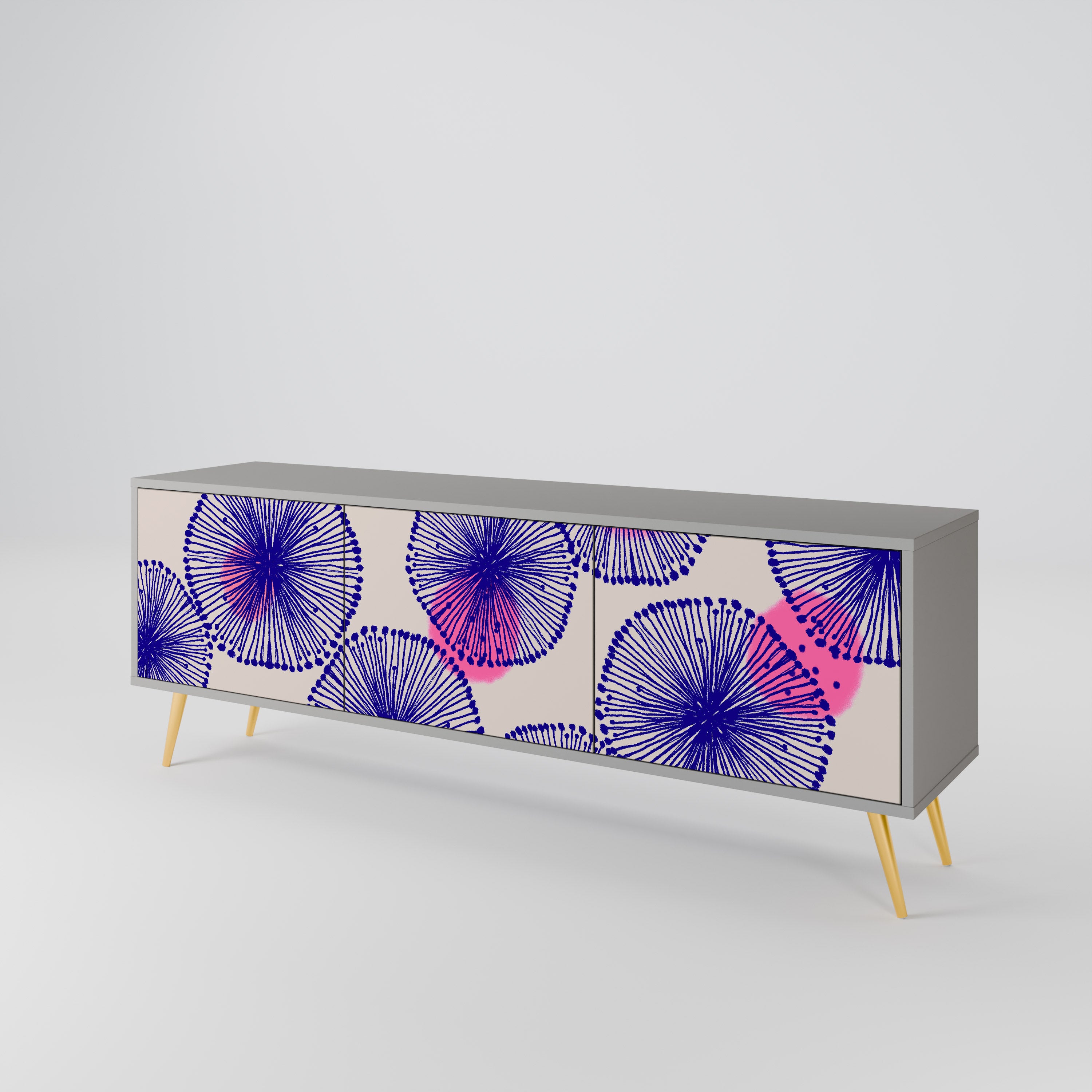 MAGIC NATURE Mueble de TV de 3 Puertas