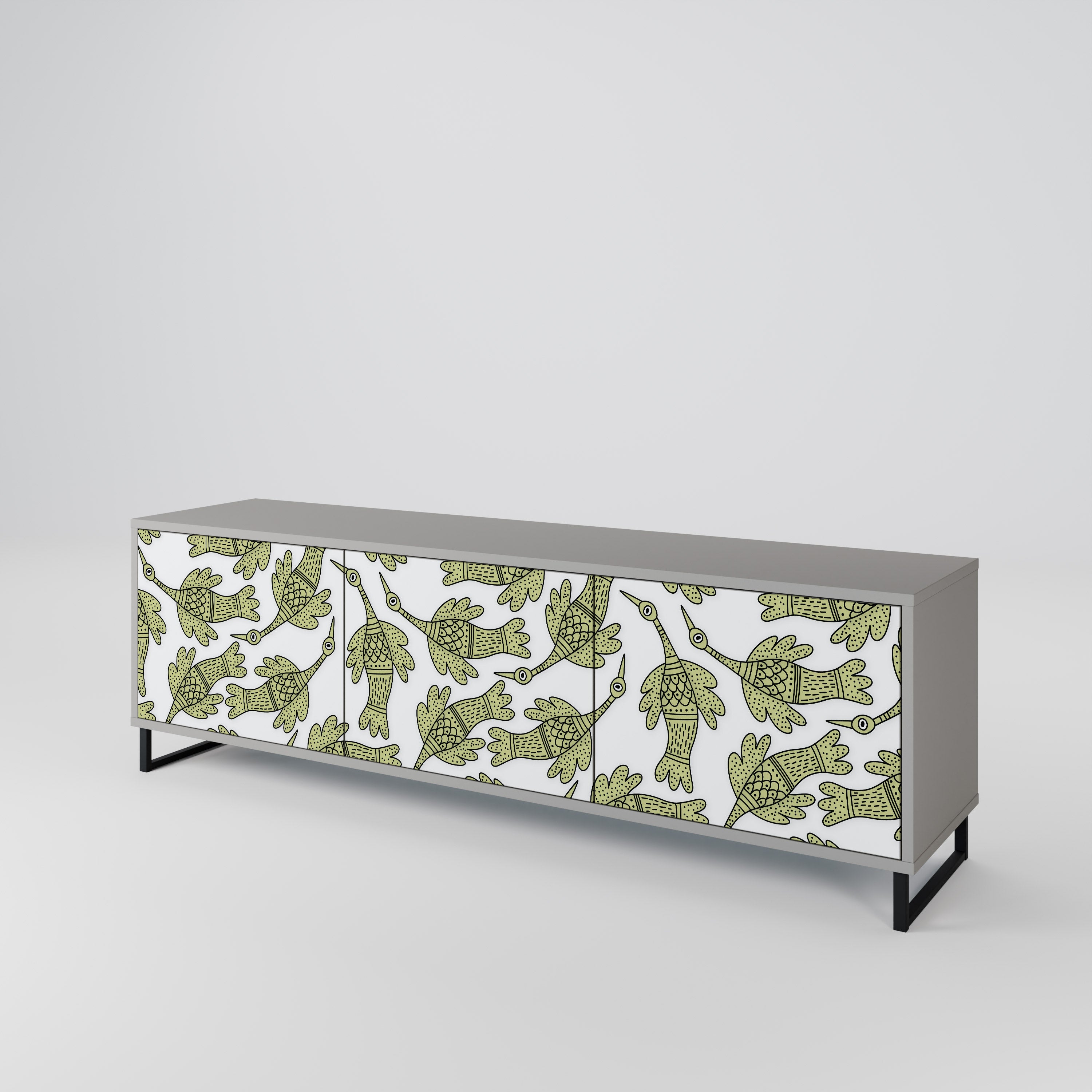 SEEDLING SONGBIRD Mueble de TV de 3 Puertas