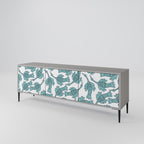 WATERSPOUT SONGIBIRD Mueble de TV de 3 Puertas en Acabado Gris