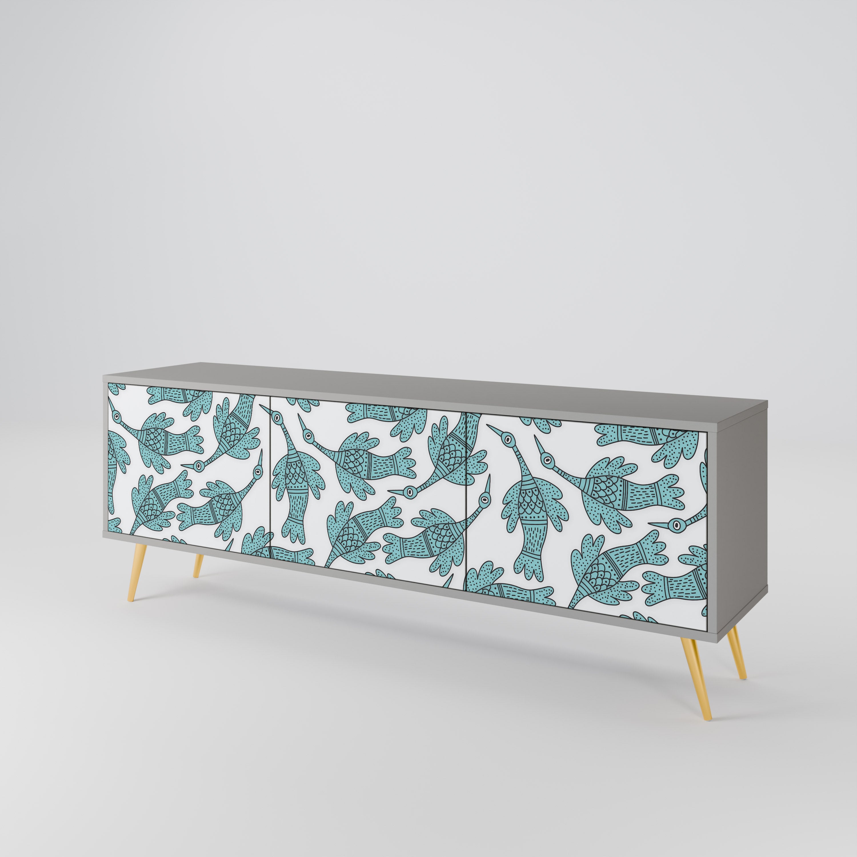 WATERSPOUT SONGIBIRD Mueble de TV de 3 Puertas