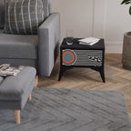 SPECTRA SHOWCASE Nightstand in Black Finish