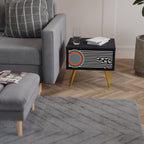 SPECTRA SHOWCASE Nightstand in Black Finish