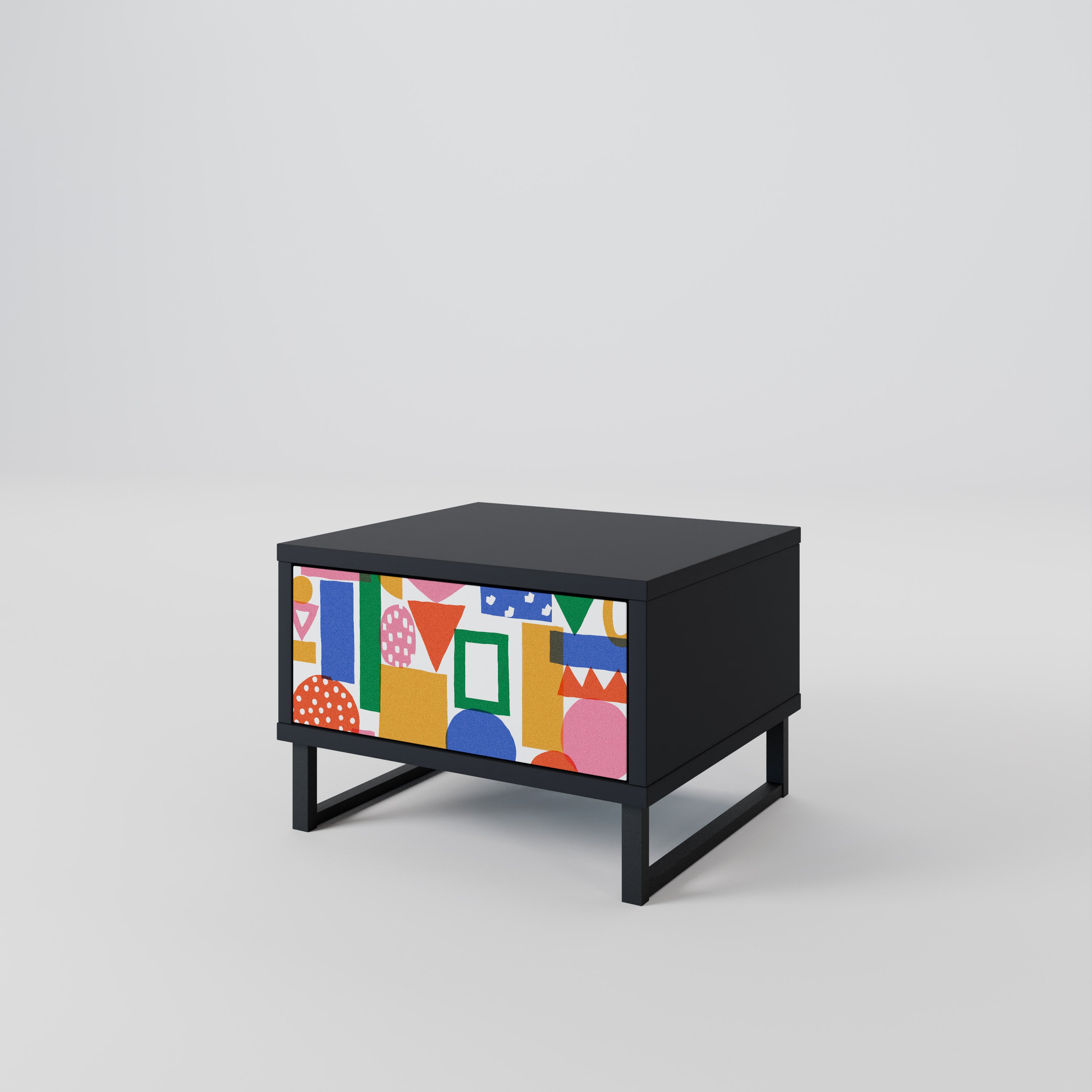 GEOMETRIC GLIMMER Nightstand