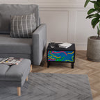 STREAMER TANGLE Nightstand in Black Finish