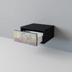 MOSAIC OF COLORS Nightstand in Black Finish