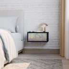 MOSAIC OF COLORS Nightstand in Black Finish