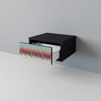 CHROMA CONTOURS Nightstand in Black Finish