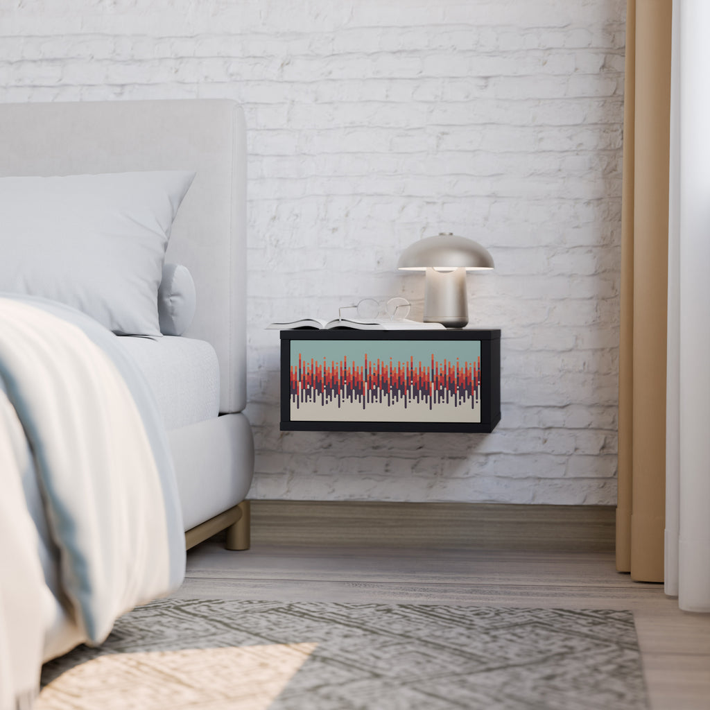CHROMA CONTOURS Nightstand in Black Finish