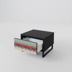 CHROMA CONTOURS Nightstand in Black Finish