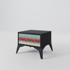 CHROMA CONTOURS Nightstand in Black Finish