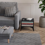 CHROMA CONTOURS Nightstand in Black Finish