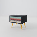 CHROMA CONTOURS Nightstand in Black Finish