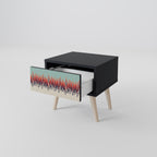 CHROMA CONTOURS Nightstand in Black Finish