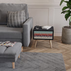 CHROMA CONTOURS Nightstand in Black Finish