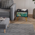 SPECTRUM SPLENDOR Mesita de Noche en Acabado Negro