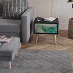 SPECTRUM SPLENDOR Mesita de Noche en Acabado Negro