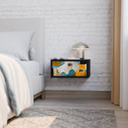 ABSTRACT FACES Mesita de Noche