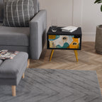 ABSTRACT FACES Mesita de Noche