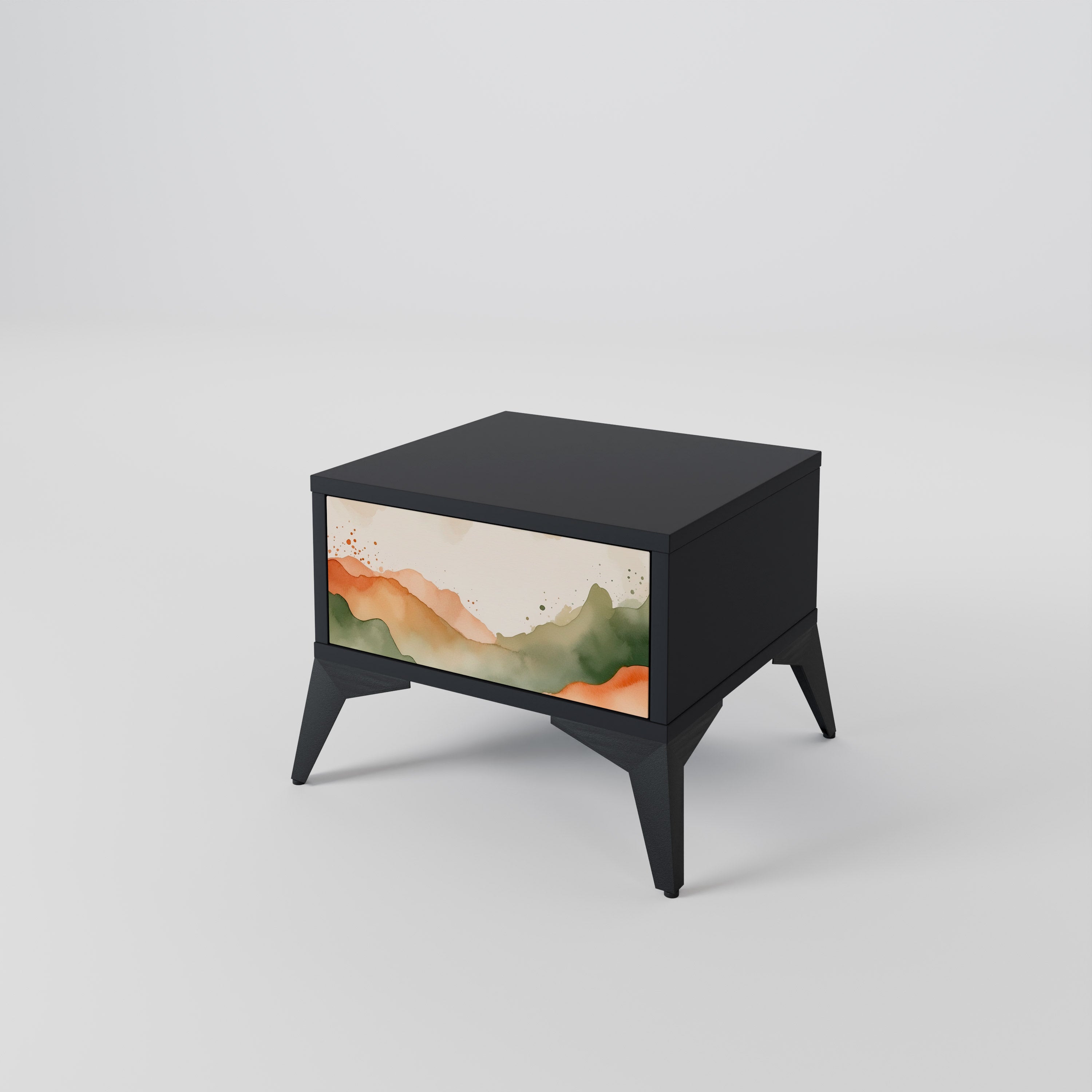 WATERCOLOUR PEAKS Nightstand