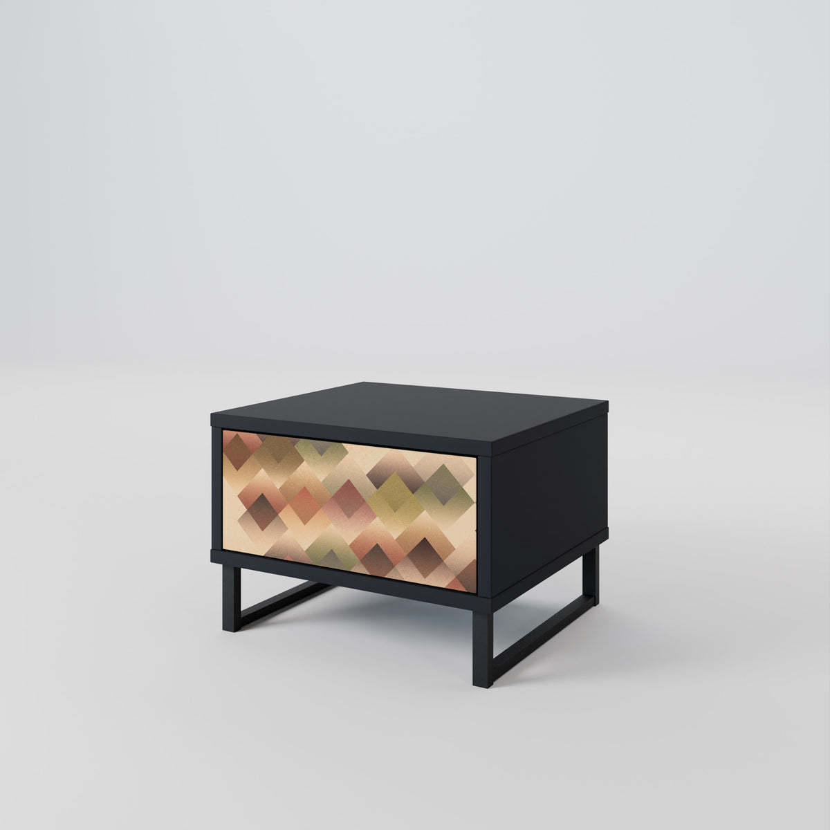 GEOMETRIC FUSION Mesita de Noche
