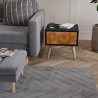 STRENGTHENING RELATION Mesita de Noche en Acabado Negro