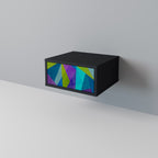 COLD SHOWCASE Mesita de Noche en Acabado Negro