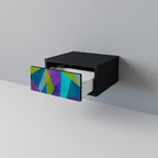 COLD SHOWCASE Mesita de Noche en Acabado Negro