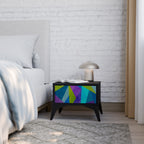 COLD SHOWCASE Mesita de Noche en Acabado Negro