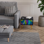 COLD SHOWCASE Mesita de Noche en Acabado Negro