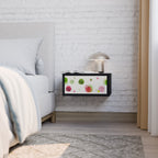 COLORFUL COSMOS Mesita de Noche en Acabado Negro