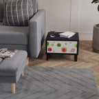 COLORFUL COSMOS Mesita de Noche en Acabado Negro