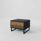 SIMPLE SOLUTIONS Mesita de Noche en Acabado Negro