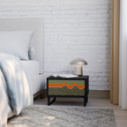 SIMPLE SOLUTIONS Mesita de Noche en Acabado Negro