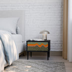 SIMPLE SOLUTIONS Mesita de Noche en Acabado Negro