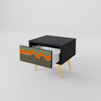 SIMPLE SOLUTIONS Mesita de Noche en Acabado Negro