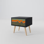 SIMPLE SOLUTIONS Mesita de Noche en Acabado Negro