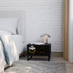 STELLAR CONSTELLATIONS Mesita de Noche en Acabado Negro