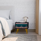 ROYAL COMPOSITION Mesita de Noche en Acabado Negro