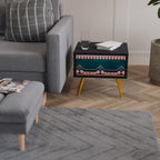 ROYAL COMPOSITION Mesita de Noche en Acabado Negro