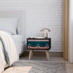 ROYAL COMPOSITION Mesita de Noche en Acabado Negro