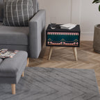 ROYAL COMPOSITION Mesita de Noche en Acabado Negro