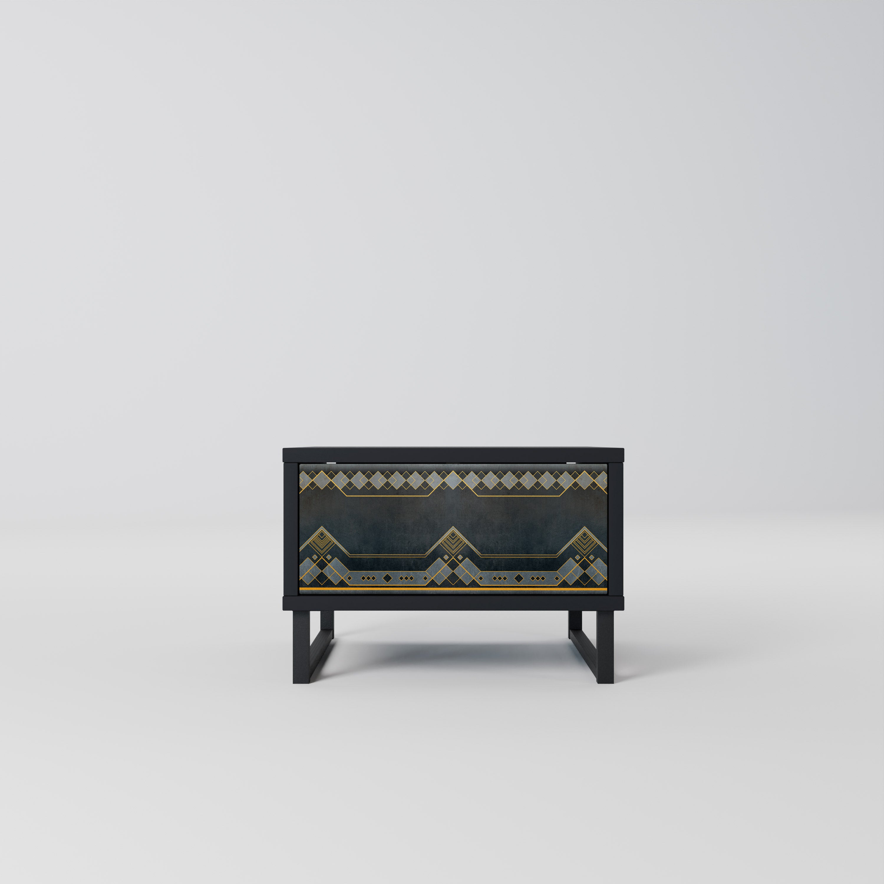ROYAL ORDINARINESS Nightstand in Black Finish