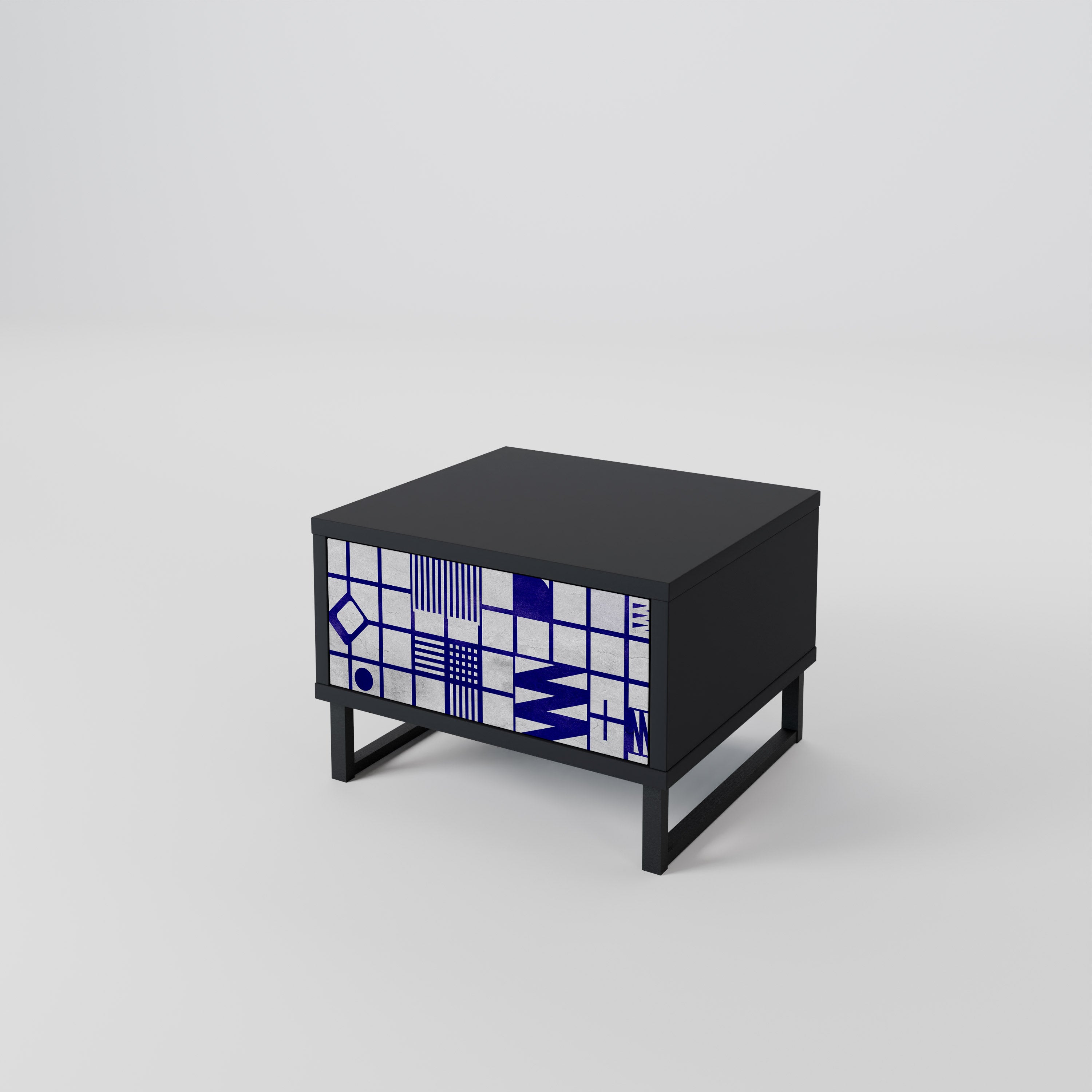 THE RIGHT PLACES Nightstand in Black Finish