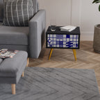 THE RIGHT PLACES Mesita de Noche en Acabado Negro